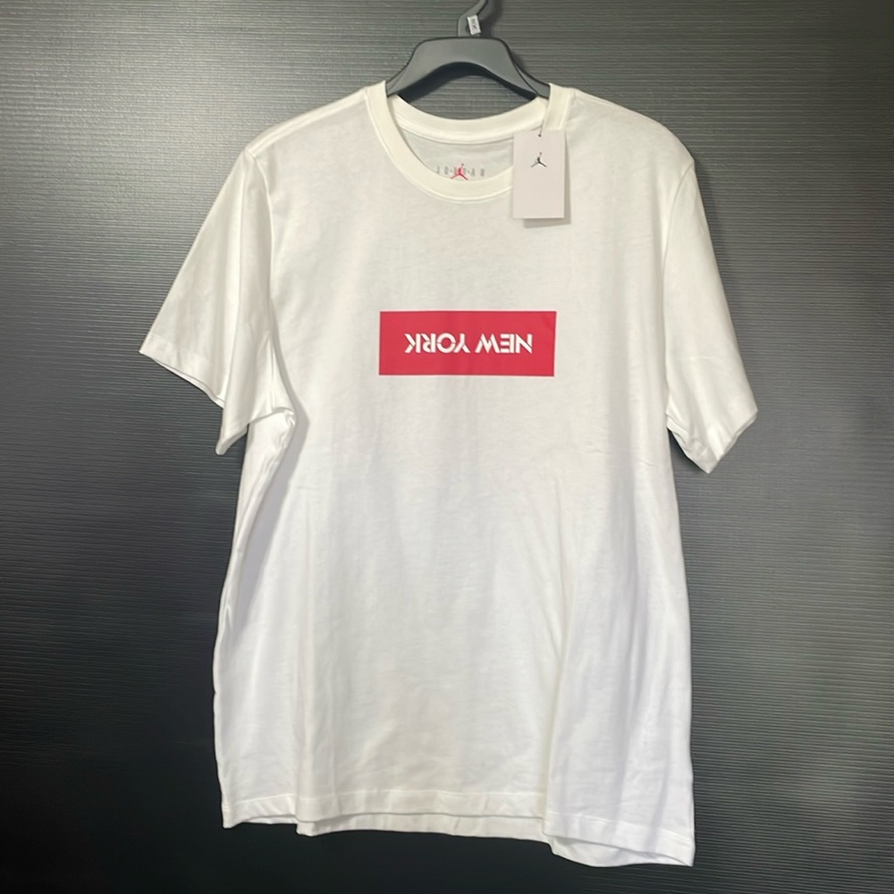 Jordan xl white t shirt